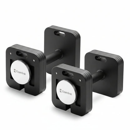 Adjustable Dumbbell Set, 10-50LB X2, 5Lb Increments, Quick-Lock Square Weight Dumbbells for Home Gym Fitness